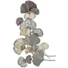 Image de Décoration Murale en Métal "Diply" Design feuilles 126cm Multicolore