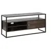 Image de Meuble TV en Bois "Burn" 120cm Marron