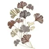 Image de Décoration Murale en Métal Design végétal Multicolore 92 cm