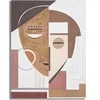 Image de Toile Peinture Déco Ethnic Face 60x80cm Multicolore - Toile, Bois