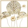 Image de Décoration murale Mauro Ferretti Gold Flowers Multicolore 50x5x50 cm 0322240000