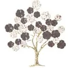 Image de Décoration Murale en Métal design arbre de fleurs 73.7x80cm Multicolore