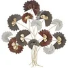 Image de Décoration Murale Métal Design Arbre Reddy 80cm Multicolore