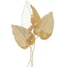 Image de Décoration Murale Métal Design Feuille Morte 84cm Or