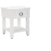 Image de Table de Chevet en Bois "Shine" 54cm Blanc
