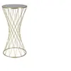 Image de Table d'Appoint en Métal "Tower" 100cm Or