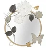 Image de Miroir mural rond 'Tonis' en Métal et Verre 66cm Multicolore