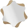 Image de Miroir mural étoile MDF 80cm Naturel