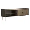Image de Meuble TV 2 portes en Bois "Toronto" 150cm Naturel