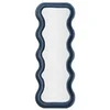Image de Miroir mural Emily design cadre velours 60 x 160 cm bleu