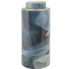 Image de Vase cylindrique en céramique Elegant 34cm Bleu