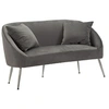 Image de Canapé 2 Places Imitation Fourrure "Soffy" 137cm Gris