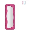 Image de Miroir mural avec cadre en velours 160x60x4 cm Theodor - Fucsia
