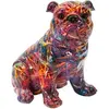 Image de Objet décoratif Mauro Ferretti Bull Dog Psyco Multicolore 21,5x15,5x21 cm 0120470000