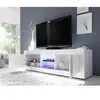 Image de Homemania Support de télévision Basic - Noir - 102 x 43 x 162 cm