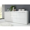 Image de Homemania Armoire multifonctionnelle Basic - Blanc - 102 x 43 x 162 cm