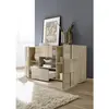 Image de 3S. x Home Buffet 2 portes et 2 tiroirs DAMA décor chêne samoa
