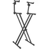 Image de T22 Stand Clavier X Double avec Deux Niveaux