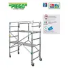 Image de Echafaudage complet alu hauteur de travail 2.80m - - avec 2 tables + sacoche - PIEGO