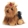 Image de Peluche chien Yorkshire terrier 30 cm