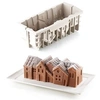 Image de Kit bûche winter village - - Gris - Silicone