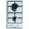 Image de GT32IX - Table de cuisson au gaz - 2 plaques de cuisson - Niche - largeur : 26.5 cm - profondeur : 48 cm - acier inoxydable