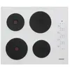 Image de GTL640WH - Table de cuisson électrique - 4 plaques de cuisson - Niche - largeur : 56 cm - profondeur : 48 cm - blanc