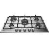 Image de Ariston Newstyle PCN 752 T/IX/HA - Table de cuisson au gaz - 5 plaques de cuisson - Niche - largeur : 55.5 cm - profondeur : 47.5 cm - acier