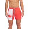 Image de Sundek Short De Bain Elasticated Waistband Recycled Polyester Repreve Canada Flag