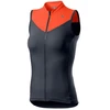 Image de Maillot Femme Castelli Solaris Noir Orange, Taille S