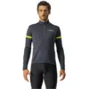 Image de Maillot à Manches Longues Castelli Fondo 2 FZ Gris Foncé, Taille M