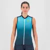 Image de Karpos - Verve EVO Sleeveless - Maillot vélo femme Sky Captain / Blue Atoll - S