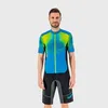 Image de Karpos - Jump Jersey - Maillot VTT homme Print 1 - Indigo Blue / Black / Green - S