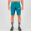 Image de Karpos - Val Viola Shorts - Short randonnée homme Hydro / Reflective Pond / Yellow Fluo - S