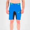 Image de Karpos - Val Viola Shorts - Short randonnée homme Indigo Blue / Black / Green Fluo - 3XL