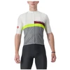 Image de Maillot Castelli A Blocco à Manches Courtes Blanc Gris, Taille XXL