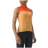 Image de Maillot Velocissima Sans Manches Orange Femme, Taille M