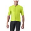 Image de Maillot Castelli Aero Race 6.0 Manches Courtes Jaune Noir, Taille S