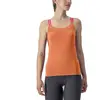 Image de Top Castelli Bavette Orange Clair Hibiscus Femme, Taille XS.