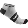 Image de Chaussettes Castelli Lowboy 2 Blanc Noir Femme, Taille S/M