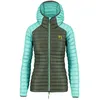 Image de Karpos - Alagna Down Jacket - Doudoune femme Thyme / Aqua Sky - L