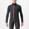 Image de Castelli - Entrata Jacket - Veste vélo homme Light Black / Red - L