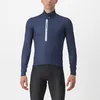 Image de Castelli - Entrata Thermal Jersey - Maillot vélo homme Belgian Blue / Silver Gray - XXL