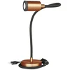 Image de Creative Cables Lampe De Table Articulée Table Flex Gu1d0 Avec Mini Spot Led Et Prise Bipolaire One Size