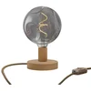 Image de Creative Cables Lampe De Table En Bois Posaluce Bumped Avec Interrupteur Bipolaire One Size