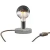 Image de Creative Cables Lampe De Table Posaluce Half Cup En Métal Avec Prise Bipolaire-interrupteur One Size