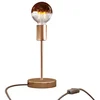 Image de Creative Cables Lampe De Table En Métal Alzaluce Half Cup Avec Prise à 2 Pôles-interrupteur One Size