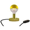 Image de Creative Cables Lampe De Table Posaluce Half Cup En Métal Avec Prise Bipolaire-variateur One Size