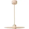 Image de Creative Cables Suspension En Bois Avec Câble Textile Et Abat-jour Ufo