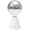 Image de Creative Cables Lampe Portable Rechargeable Cabless01 Avec Ampoule Globe Demi-sphère Argent One Size